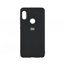 Силіконова накладка Silicone Case для Xiaomi Redmi Note 7 Black