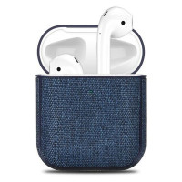 Чехол для наушников Apple AirPods/AirPods2 Texyile Blue
