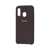 Силіконова накладка Silicone Case для Samsung A30 2019 A305 Brown