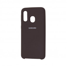 Силіконова накладка Silicone Case для Samsung A30 2019 A305 Brown
