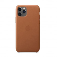 Силиконовая накладка Lambskin Leather для iPhone 12 Pro Max Brown