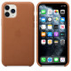 Силиконовая накладка Lambskin Leather для iPhone 12 Pro Max Brown