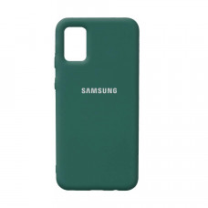 Силіконова накладка Silicone Case для Samsung A02S/A025 2021 Pine Green