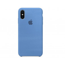 Силіконова накладка Silicone Case для iPhone XS Max Blue