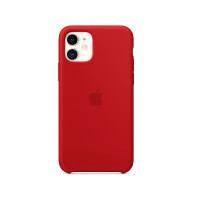 Силіконова накладка Silicone Case для iPhone 11 Red