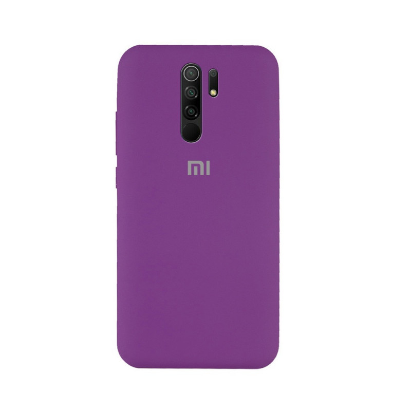 Силиконовая накладка Silicone Case для Xiaomi Redmi 9 Purple