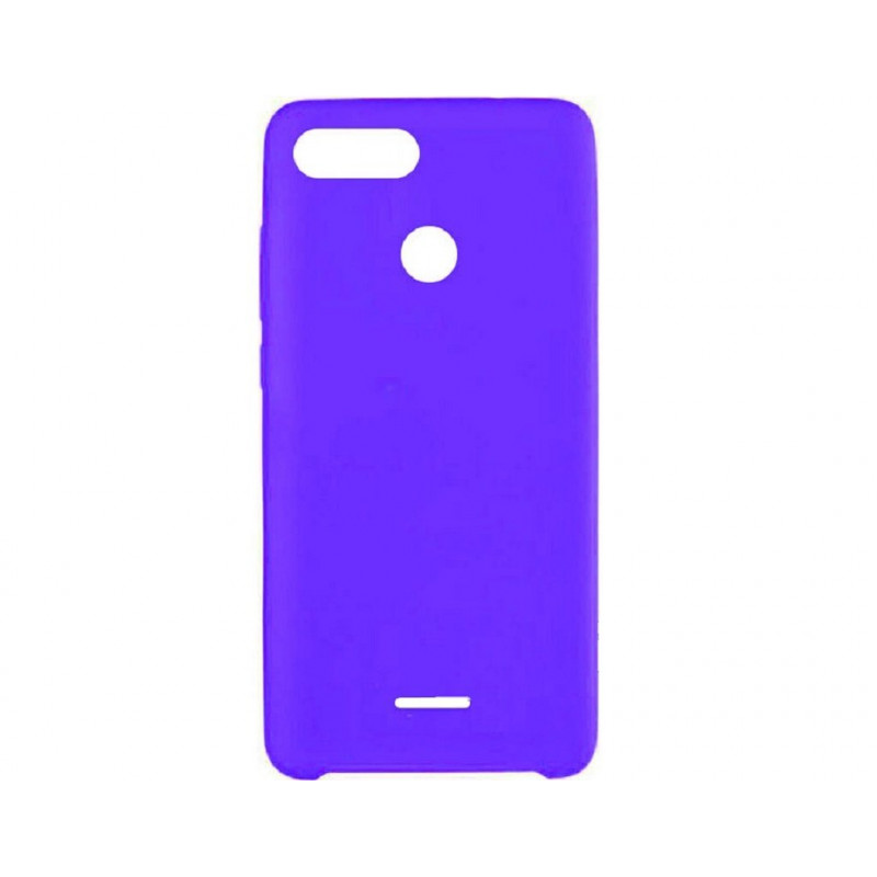 Силіконова накладка Silicone Case для Xiaomi Redmi 6 Violet