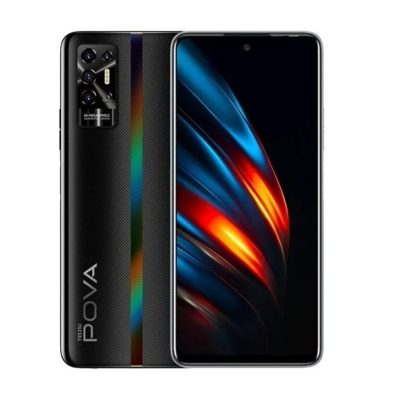 Tecno Pova-2 (LE7n) 4/128GB NFC Dazzle Black (4895180768491)
