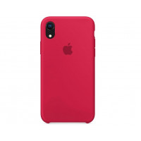 Силіконова накладка Silicone Case для iPhone XR Rose Red