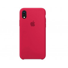 Силіконова накладка Silicone Case для iPhone XR Rose Red