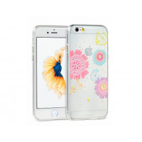 Силиконовая накладка iPhone 6/6S Remax Flower Series Daisy (2-0138)