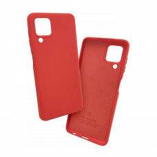 Силиконовая накладка Silicone Case для Samsung A22/A225 2021 Red
