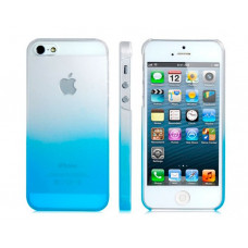 Силіконова накладка iPhone 5/5S Gradient Blue/White