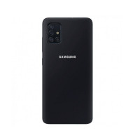 Силіконова накладка Silicone Case для Samsung A71 2020 A715 Black