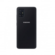 Силіконова накладка Silicone Case для Samsung A71 2020 A715 Black