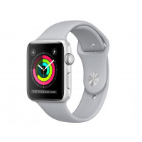 Смарт-часы Apple Watch Series 3 38mm Silver Aluminium Case with White Sport Band (MTEY2)
