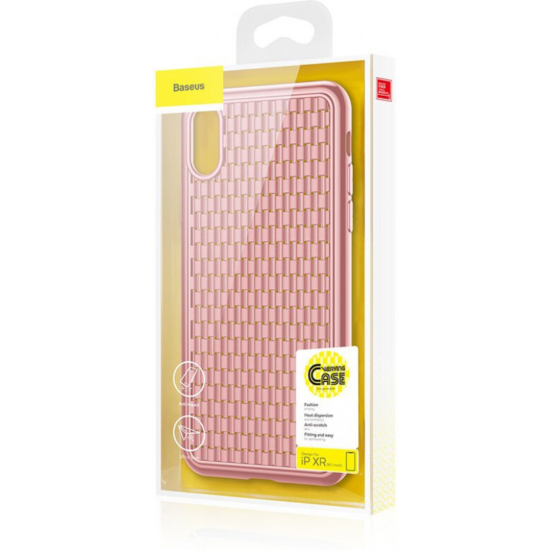 Чехол Baseus для iPhone XS BV Case Pink (WIAPIPH58-BV04)