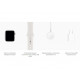 Смарт-часы Apple Watch Series 5 GPS 44mm Silver Aluminium Case with White Sport Band (MWVD2)