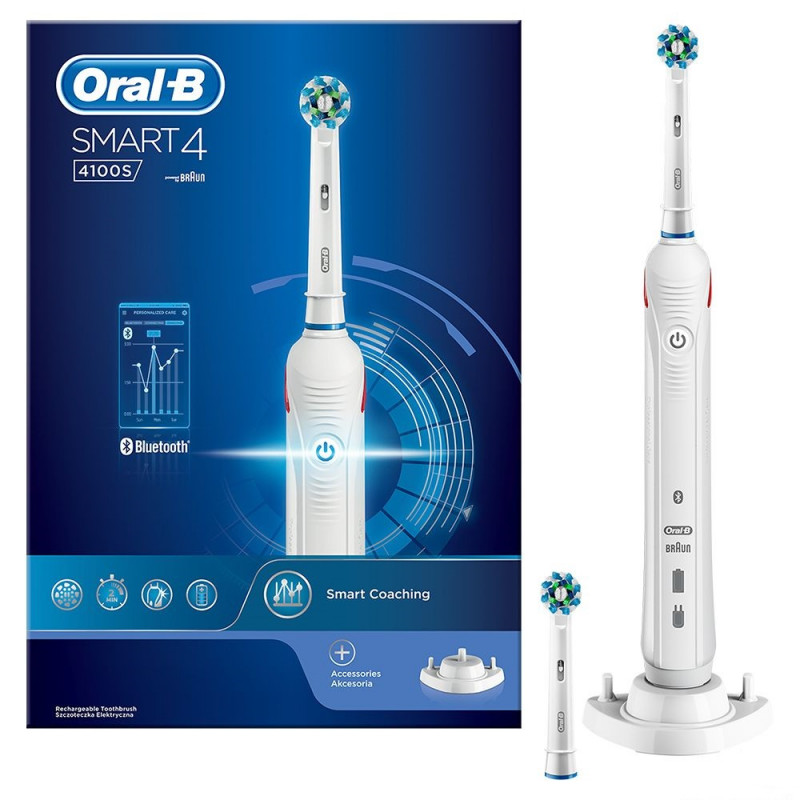 Зубная электрощетка Braun Oral-B Smart 4 4100s D601.524.3 CR