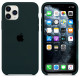 Силіконова накладка Silicone Case для iPhone 11 Pro Max Green Fores