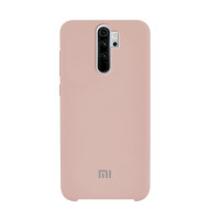 Силіконова накладка Silicone Case для Xiaomi Redmi Note 8 Pro Pink Sand