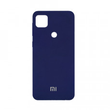 Силиконовая накладка Soft Silicone Case для Xiaomi Redmi 9C Dark Blue