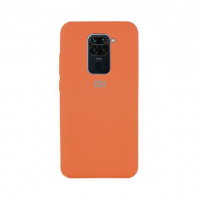 Силіконова накладка Silicone Case для Xiaomi Redmi Note 9 Orange