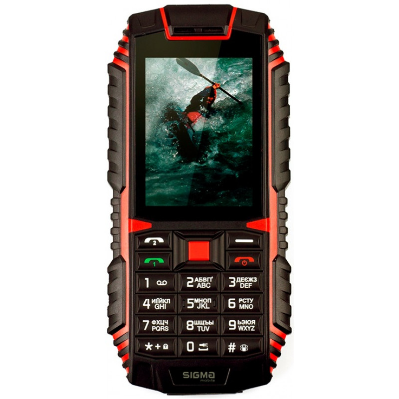 Мобільний телефон Sigma mobile X-treme DT68 Dual Sim Black/Red (4827798337721)