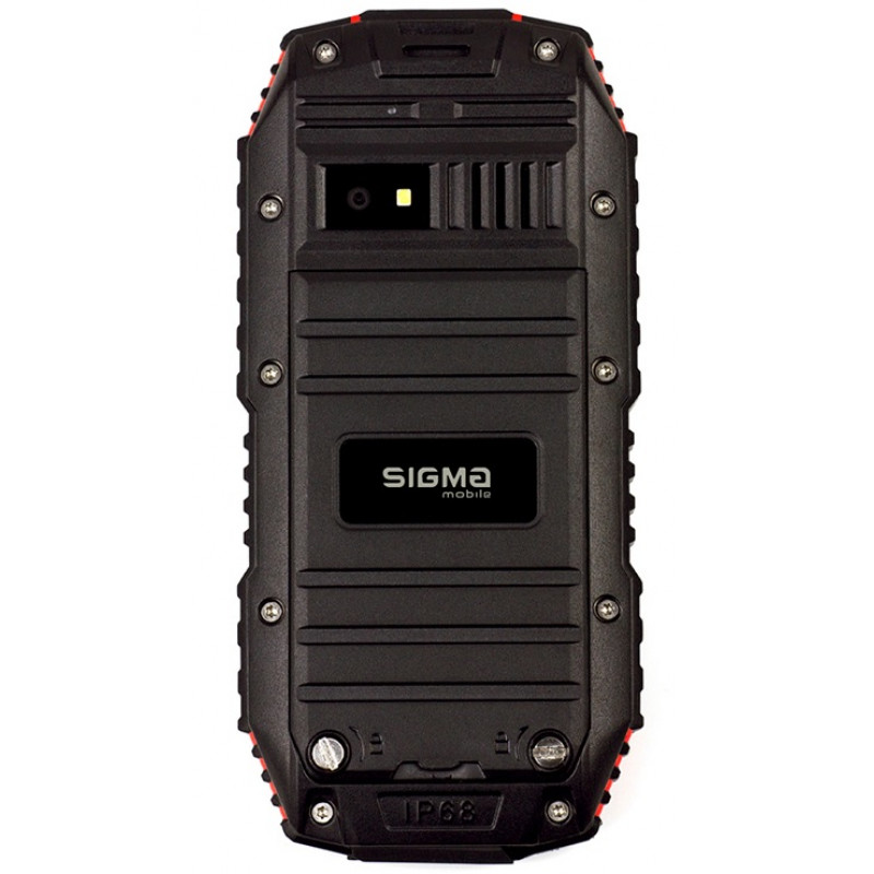 Мобільний телефон Sigma mobile X-treme DT68 Dual Sim Black/Red (4827798337721)