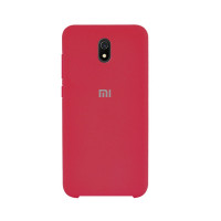 Силіконова накладка Silicone Case для Xiaomi Redmi 8A Hot Pink
