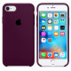 Силіконова накладка Silicone Case для iPhone 7/8 Marsala