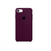 Силіконова накладка Silicone Case для iPhone 7/8 Marsala