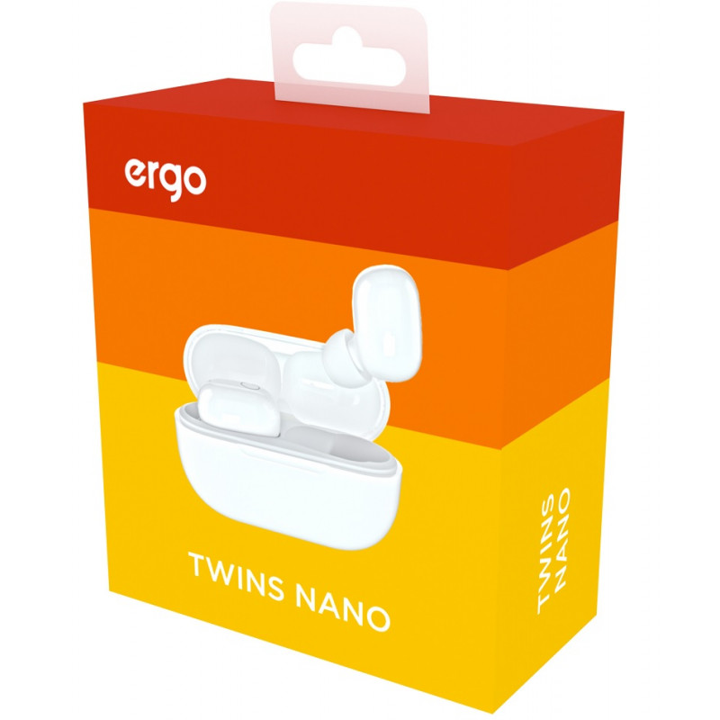 Наушники Ergo BS-510 Twins Nano White