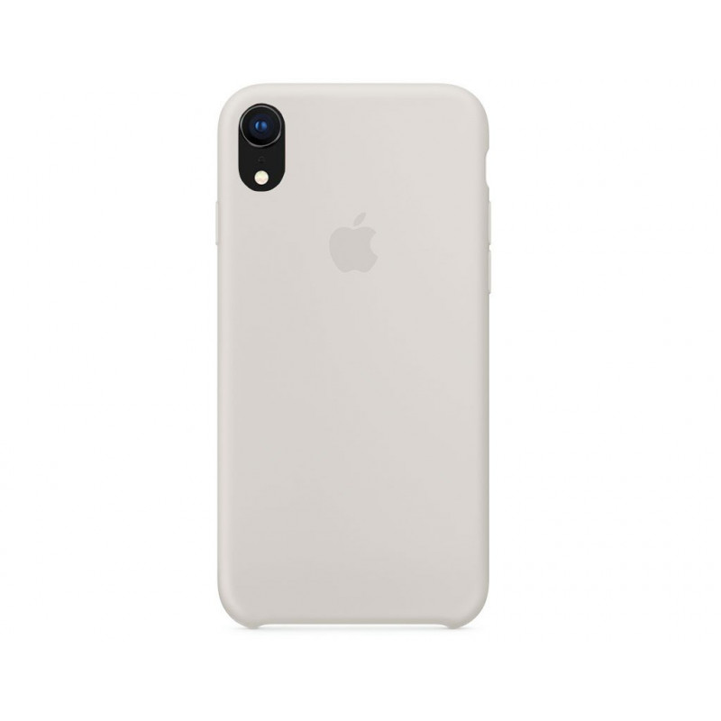 Силиконовая накладка Silicone Case для iPhone XR Stone