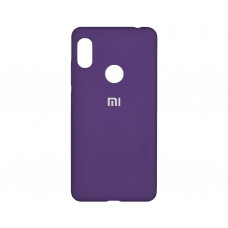 Силіконова накладка Silicone Case для Xiaomi Redmi Note 7 Violet