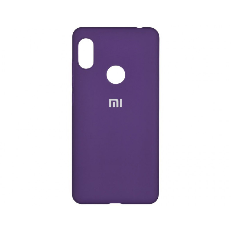 Силіконова накладка Silicone Case для Xiaomi Redmi Note 7 Violet