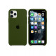 Силіконова накладка Silicone Case для iPhone 11 Pro Max Green Army