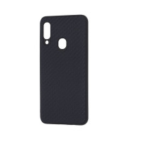 Накладка карбоновая Kevlar для Samsung A20s/A207 Black