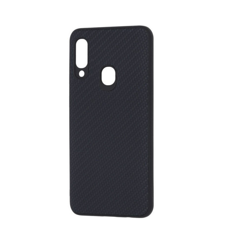 Накладка карбонова Kevlar для Samsung A20s/A207 Black