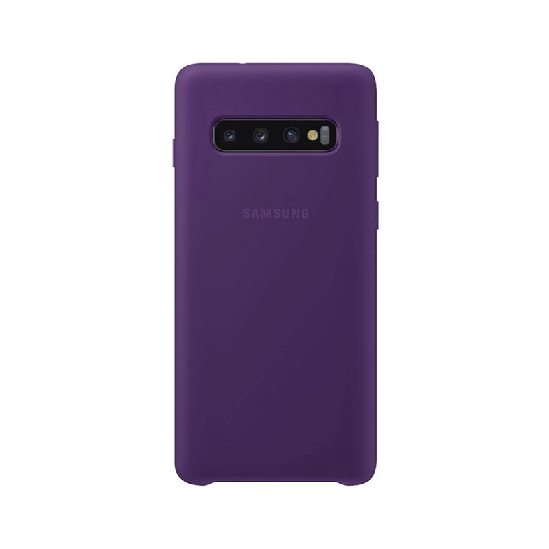 Силіконова накладка Silicone Case для Samsung S10 2019 Violet