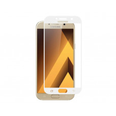 Защитное стекло Samsung A7 A720 Full Screen White