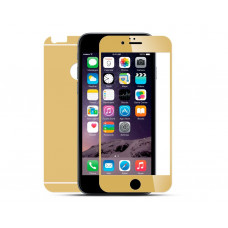 Защитное стекло iPhone 6/6S Front and Back Gold Metal