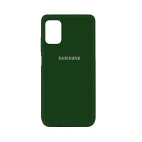 Силиконовая накладка Soft Silicone Case для Samsung M51/M515 2020 Dark Green