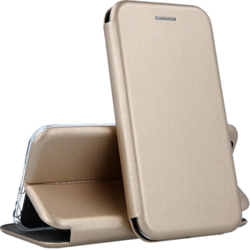 Чохол-книжка Premium Leather Case для Xiaomi Redmi Note 8 Pro Gold