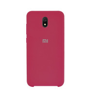 Силіконова накладка Silicone Case для Xiaomi Redmi 8A Rose Red