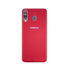 Силиконовая накладка Silicone Case для Samsung M30 2019 M305 Red