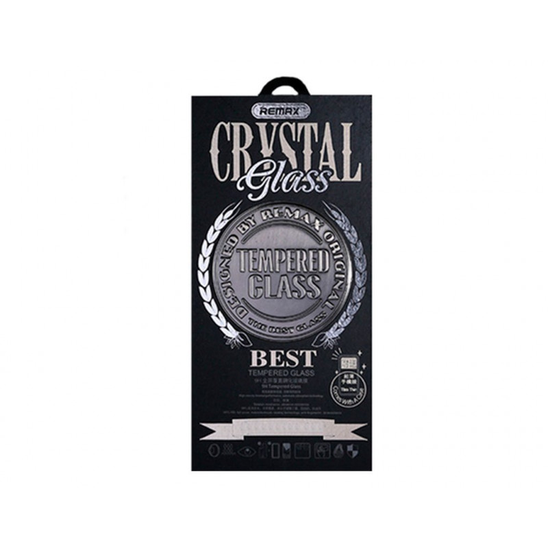Силиконовая накладка Remax Crystal Set iPhone 5 (стекло + чехол) Transparent