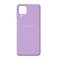Силіконова накладка Silicone Case для Samsung A22/A225 2021 Lilac