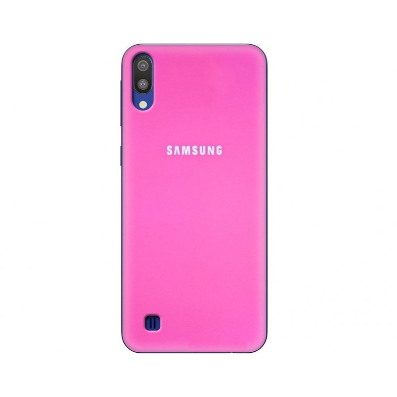 Силиконовая накладка Silicone Case для Samsung M10 2019 M105 Crimson