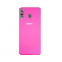 Силіконова накладка Silicone Case для Samsung M30 2019 M305 Crimson